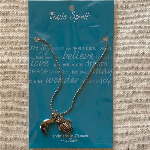 basic spirit Jewelry - Owl necklace